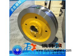 鍛件廠專業(yè)鍛造筑路機械車輪鍛件