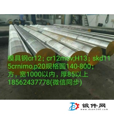 模具鋼鋼材，鋼錠，鍛材