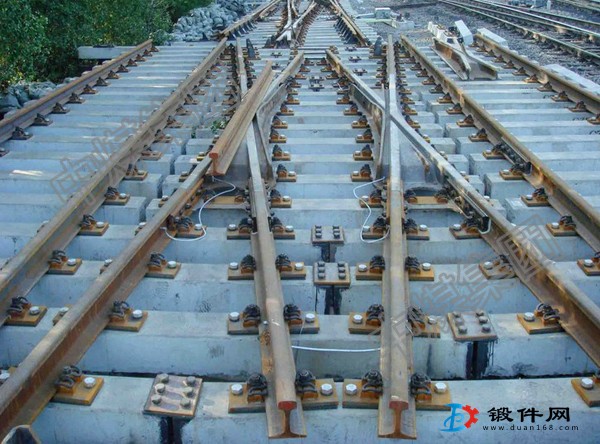 礦用道岔煤礦鐵路交叉渡線道岔 高強度左單開道岔